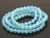 6mm Aqua Quartz Round Beads 15.5" synthetic [6a70]