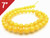 12mm Yellow Jade Round Loose Beads About 7" dyed [i12b5y]