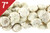 14mm White Turquoise Puff Heart Loose Beads 7" [it6w14]