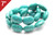13x18mm Tibetan Turquoise Puff Oval Loose Beads 7" [it7c13]