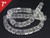 8x8mm Crystal Cube Loose Beads 7" synthetic [iu80a5]