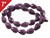 10x14mm Plum Jade Faceted Pear Loose Beads 7" [iwa262]