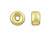 14Kt 585 Solid Gold 4x2.5mm Rondelle Bead 2pcs. [x368aa]