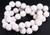 4mm Volcano White Lava Round Beads 15.5" natural [4kw]