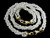 4-5mm 4-Row Freshwater Pearl Necklace 18" & Bracelet 7.5" 18K G.P.Clasp , A Grade Lustre [p304d]
