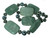25x35mm China Jade Rectangle Beads 15.5" natural [wa280b]