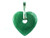30mm Aventurine Heart Donut Pendant 1pc. [y923ap]