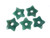 32mm Aventurine Star Donut Beads 2pcs. [y940a]