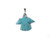 24mm Turquoise Phoenix Pendant [y109d]