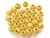 4mm Brass Gold Dust Round Beads 30pcs. [y360f]