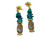 50mm Malachte & Epidot EArring [y348a]