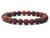 6mm Matte Red Tiger Eye Elastic Bracelet 7.5" natural [b2d6m]