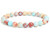4mm Red Brown Amazonite Elastic Bracelet 7.5" natural [b1r42]