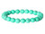10mm Green Turquoise Elastic Bracelet 7.5" stabilized [b4d22]