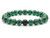 10mm Green Malachite Elastic Bracelet 7.5" synthetic [b4r37k]