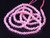 2mm Pink Crystal Glass Faceted Beads 15.5" 230-250pcs. [u22f]