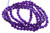 3mm Purple Crystal Glass Faceted Beads 15.5" 140-150pcs. [u23p]