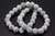 8mm Matte White Howlite Round Beads 15.5" natural [8b9m]