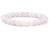 6mm Matte Crystal Elastic Bracelet 7.5" synthetic [b1a5m]