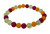 10mm Mix Jade Elastic Bracelet 7.5" dyed [b4s10]