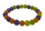 10mm Mix Jade Elastic Bracelet 7.5" dyed [b4s7]