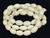 5x7mm Natural Buffalo Bone Rice Beads 7" A Grade  [zb111]