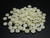 6mm Natural Buffalo Bone Round Disc Beads 25pcs. [zb240]
