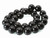 8mm Black Tourmaline Beads 15.5" natural [4mm5]