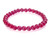 4mm Fuchsia Jade Elastic Bracelet 7.5" [b1b73]