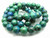 10mm Azurite Chrysocolla Round Beads 15.5" dyed [10d41]