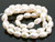 10-11mm Freshwater Pearl Rice 14-15" A Grade Lustre [p10w]
