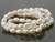 7-8mm White Rice Freshwater Pearl 14-15" A Grade Lustre [p7w]