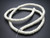 4mm White Turquoise Rondelle Beads 15.5" stabilized [t3w4]
