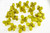 15x20mm Yellow Magnesite Butterfly Beads 15.5" [t429y]