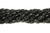 8x12mm Black Magnesite Drum Beads 15.5" [t454k]