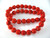 10mm Red Magnesite Round Rope Beads 15.5" [t511r]