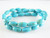 4x6mm Blue Magnesite Rice Beads 15.5" [t521b]