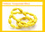 8x12mm Yellow Magnesite Rice Beads 15.5" [t523y]