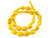10x14mm Yellow Magnesite Puff Oval Beads 15.5" [t537y]