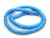 6mm Blue Turquoise Heishi Beads 15.5" stabilized [ts139]