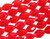 6x8mm Red Glass Faceted Rice about 15.5" [uc12a6]