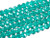 4x3mm Blue Zircon Glass Faceted Rondelle about 15.5" [uc1a27]