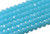 4x3mm Aqua Opal Quartz Faceted Rondelle Beads 15.5" synthetic [uc1b6]