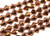 6mm Metallic Gold Glass Faceted Bicone About 50 Bead 11" [uc22b18]