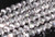 6x4mm Metallic Silver Glass Faceted Rondelle about 15.5" [uc2b16]