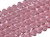 8x6mm Pink Glass Faceted Rondelle About 72 Bead 15.5" [uc3a5]