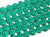 8mm Blue Zircon Glass Faceted Round Beads about 15.5" [uc8a27]