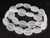 14x18mm Matte Crystal Oval Beads 15.5" synthetic [wa129m]