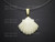 25X22mm Buffalo Bone Shell Designer Bead Pendant [z1697]