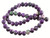 8mm Purple Fossil Agate Round Beads 15.5" dyed [8g1p]